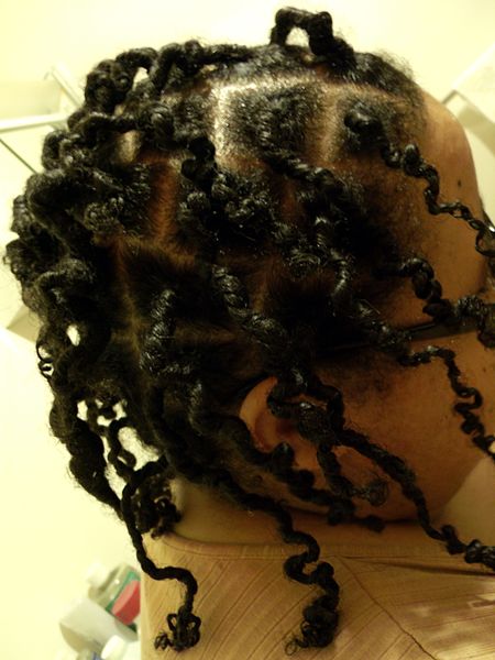 Bantu knots hairstyles