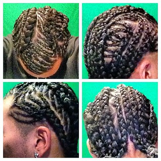 Zigzag Cornrows﻿