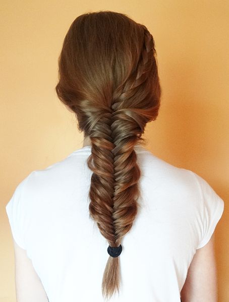  Accented fishtail ponytail girl hairstyles