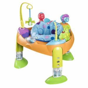 Evenflo ExerSaucer Fast Fold Plus Go Bounce-A-Saurus is one of Best Baby Jumper Activity Centers with moderately priced and keeping the baby busy and happy.