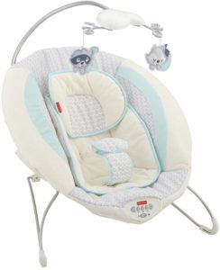 Fisher-Price Deluxe Bouncer: Moonlight Meadow is one of Best Baby Jumper Activity Centers with calming the baby in vibrations.
