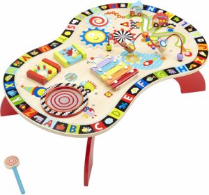 Best stand and play table for toddlers: Alex Discover Sound and Play Busy Table Kids Art and Craft Activity