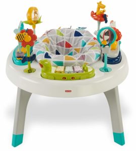 Best sit and play toys for toddlers: Fisher-Price 2-in-1 Sit-to-Stand Activity Center, Spin and Play Safari