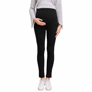 JOYNCLEON Pregnant Women Work Pants Stretchy Maternity Skinny Ankle Trousers Slim for Women