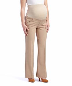 Times Two Maternity Women's Flare Leg Dress Pants