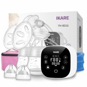 IKARE Double Breast Pumps  for Travel & Home, Super Quiet 