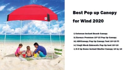 Best Pop up Canopy for Wind 2020
