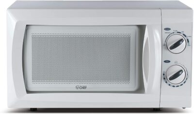 Commercial Chef Rotary Dial Dementia Friendly Microwave Oven