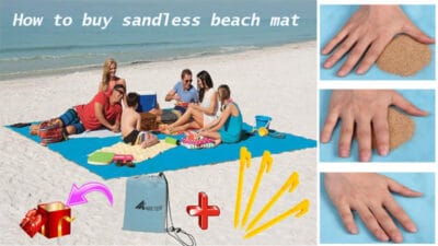 How to buy sandless beach mat