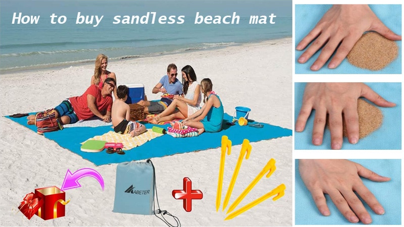 How to buy sandless beach mat
