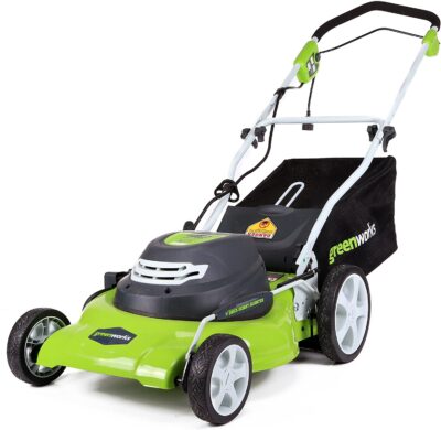 Greenworks 20-Inch 3-in-1 12 Amp Electric lawn Mower
