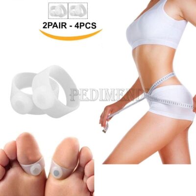 Pedimend magnetic silicone toe ring