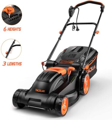TACKLIFE 14-Inches Electric Lawn Mower
