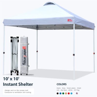 MasterCanopy 10 by 10 pop up canopy tent