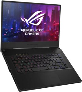 ASUS ROG Zephyrus Thin - Portable Gaming Laptop, 15.6” 240Hz FHD IPS, NVIDIA GeForce RTX 2070, Intel Core i7-9750H, 16GB DDR4 RAM