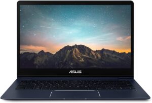 ASUS ZenBook 13 - UX331UN-WS51T Ultra-Slim Laptop 13.3” FHD Touch Display, 8th Gen Intel Core i5 Processor, 8GB RAM, 256GB SSD is one of Best Laptops for Nursing Students with an attractive design and 1080p display.