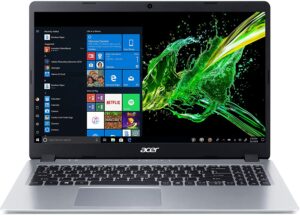Acer Aspire E15 - 15.6 inches Full HD IPS Display, AMD Ryzen 3 3200U, Vega 3 Graphics, 4GB DDR4, 128GB SSD