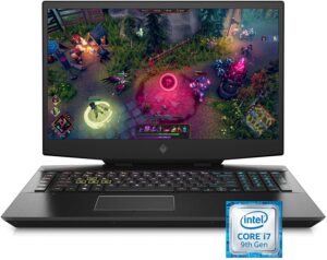 HP OMEN 17 - Gaming Laptop, Intel i7-9750H, NVIDIA GeForce RTX 2060