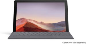 Microsoft Surface Pro 7 - 12.3" Touch-Screen - 10th Gen Intel Core i5 - 8GB Memory - 256GB SSD is one of Best Laptops for Nursing Students with USB-C Finnaly.