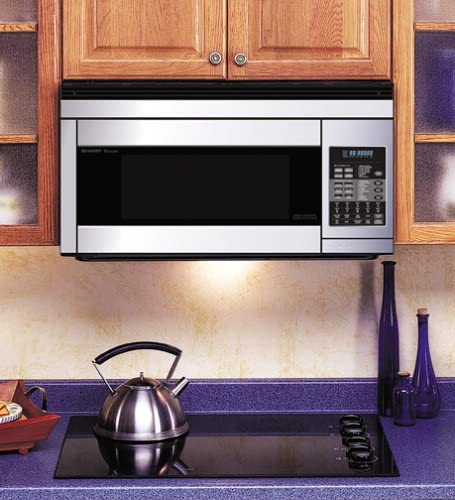 Sharp R1874T 850W Over-the-Range Convection Microwave, 1.1 Cubic Feet, Stainless Steel