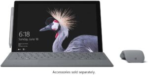 The Surface Pro 5 - Intel Core i5, 8GB RAM, 256GB is one of Best Laptops for Nursing Students with great battery life.