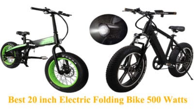 Best 20 inch Electric Folding Bike 500 Watts