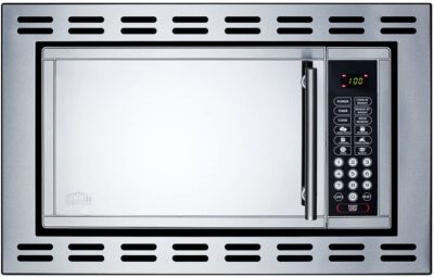 Summit OTR24 24 Inch Built-In 0.9 cu. ft. Capacity Microwave Oven with Trim Kit