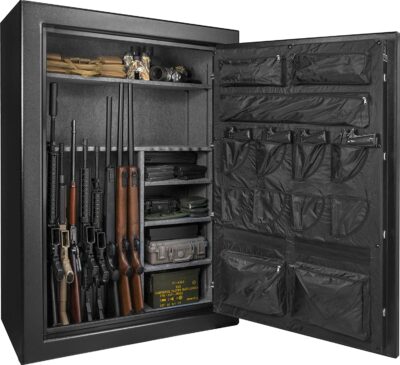 Barska New Fireproof Fire Vault Rifle Gun Keypad Lock Safe Cabinet 