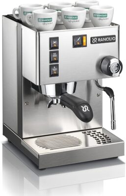 Rancilio Silvia Espresso Machine with Iron Frame and Stainless Steel Side Panels