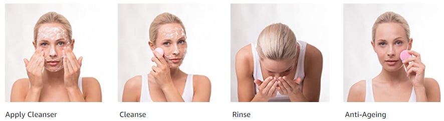 use a facial cleansing brush steps