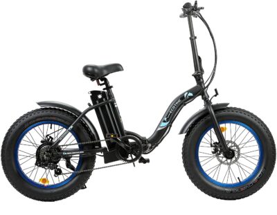 Best Electric Foldable Bike under 1000 dollars: ECOTRIC Fat Tire Aluminum Frame Electric Mountain Beach Snow Ebike Bicycle