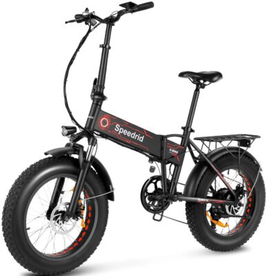 Speedrid Folding Electric Bike Fat Tire Electric Bike